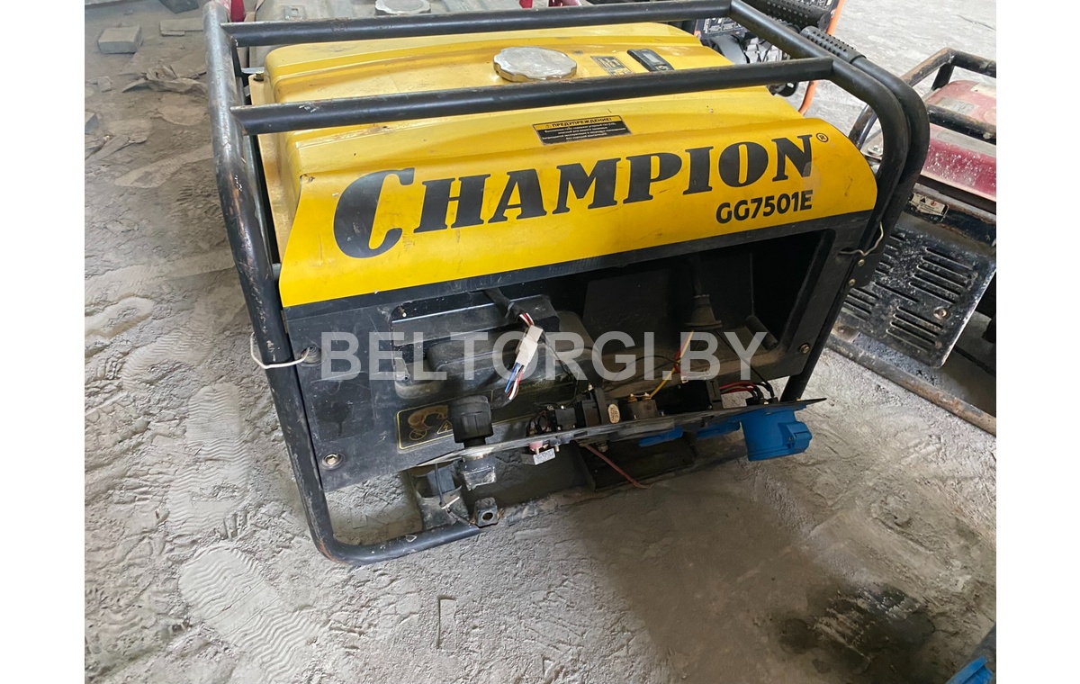 Генератор CHAMPION GG7501E, Инв.№ 39 Минская обл.