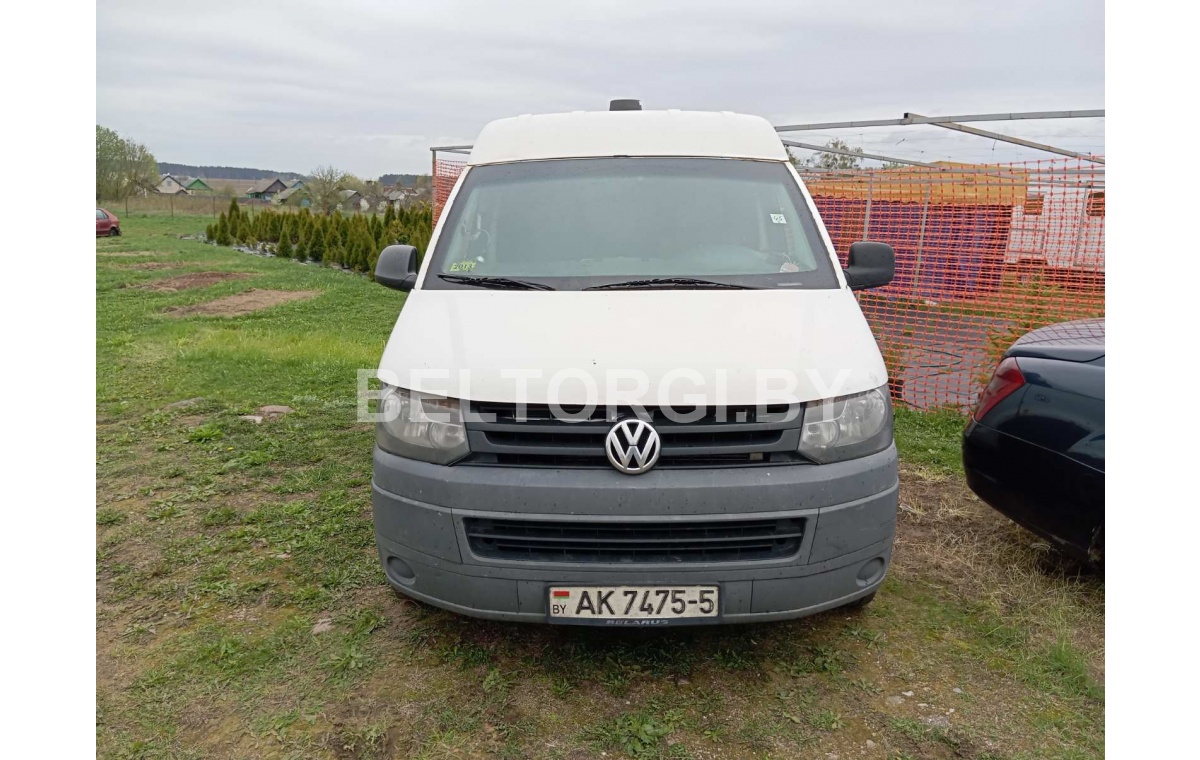 Грузовой специальный вагон Volkswagen Transporter PRAKTIK 19276-03, 2010  г.в., кузов (рама) № WV1ZZZ7HZBH013406; Y39192763B0040008, гос. № AK 7475-5  Минская обл.