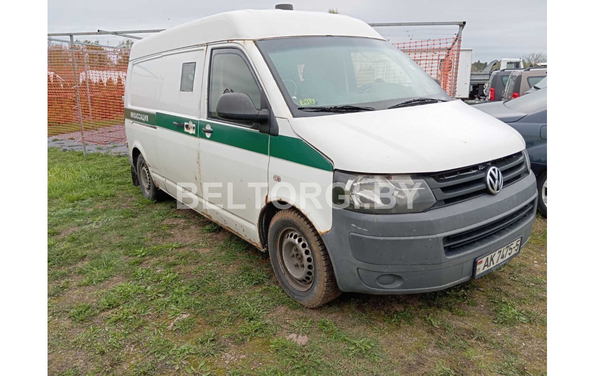 Грузовой специальный вагон Volkswagen Transporter PRAKTIK 19276-03, 2010  г.в., кузов (рама) № WV1ZZZ7HZBH013406; Y39192763B0040008, гос. № AK 7475-5  Минская обл.