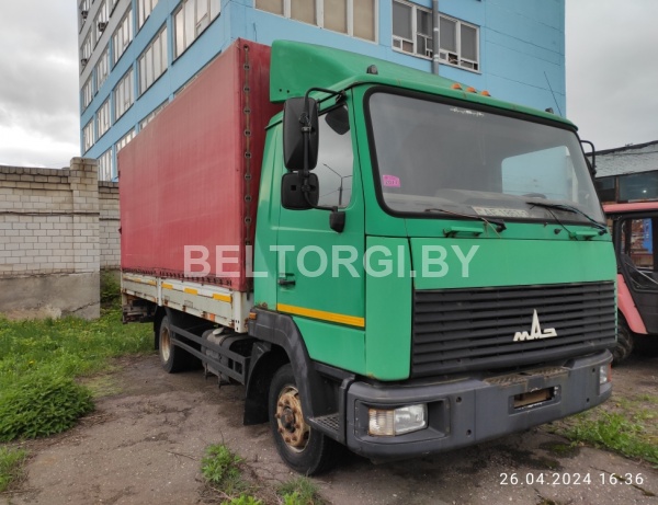 Грузовой бортовой тентовый MAZ 437143, 2009 г.в., №Y3M43714390000177