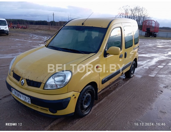 Легковой универсал RENAULT KANGOO, рег. №9699IX-7, № кузова VF1KC0WEF29988641, 2003г.в., объем 1,2Б, МКПП