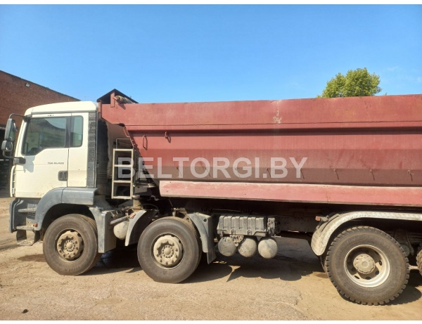 Грузовой специальный самосвал MAN TGA 41.480, 2008г.в., № рамы WMAH46ZZ58P007463, грузоподъемность 30т