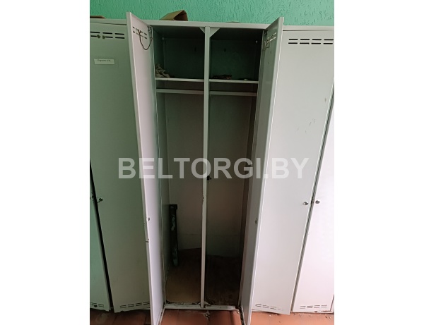 Шкаф гардеробный металлический двустворчатый, 5шт, инв. № 74