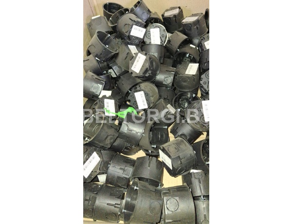 Коробка установочная ЭРА KUT-68-45-black черная 68х45мм для твердых стен саморезы IP20 /Китай/