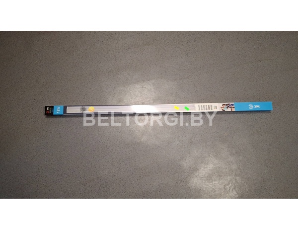 Линейный светодиодный светильник ЭРА LLED-01-12W-4000-W 12Вт 4000K L874мм с выключателем /Китай/