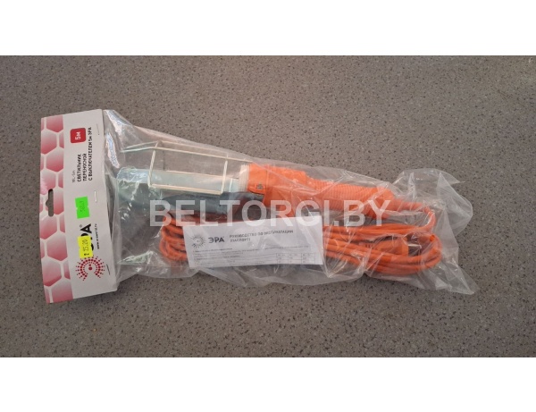 Светильник переносной ЭРА WL-5m с выключателем 5м /Китай/