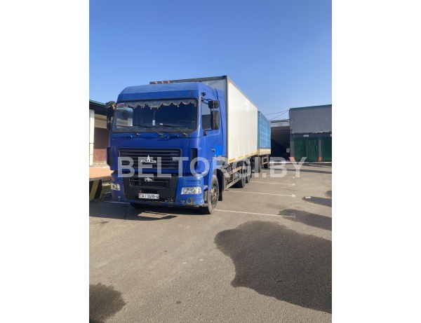 Грузовая сцепка в составе: MAZ 6312А9 KUPAVA 673100, 2012 г.в., ПЛАТФОРМА ТЕНТОВАЯ MAZ 870110-3010, 2014 г.в.