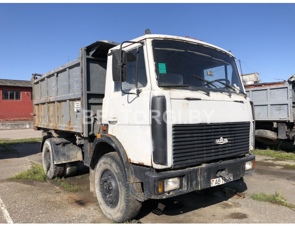 Грузовой специальный самосвал МАЗ 555142, 2009г.в., № рамы Y3M55514290002571, г/н АВ1989-4