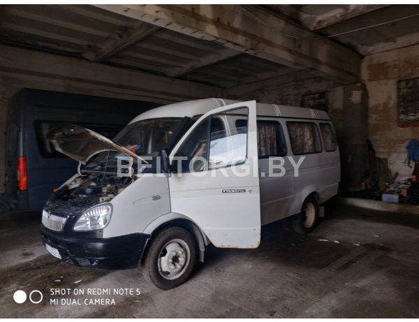 Автобус GAZ 32213, 2005 г.в., цвет белый, № кузова Х9632213060435085