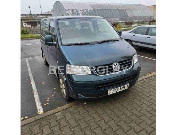 Легковой автомобиль VOLKSWAGEN MULTIVAN,  кузов № WV2ZZZ7HZ8H098716, 2008 г.в., темно-зеленого цвета, 2,5TDI, 96kW, гос. № 0301 МВ-1