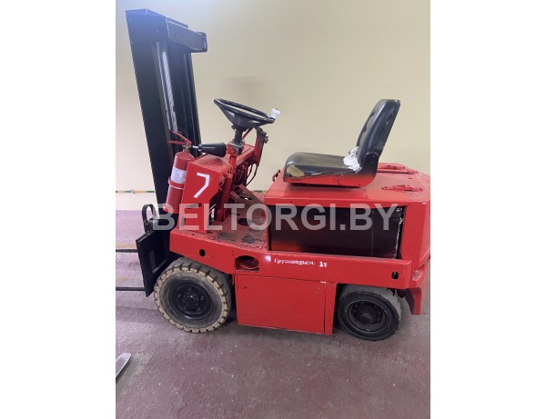 Электропогрузчик ЕВ 687-28, 2004г.в. в комплекте с зарядным устройством, №753