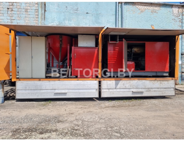 Мобильная абразивоструйная установка с системой рекуперации и сбора абразива CLEMCO 22kW