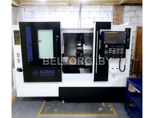Токарно-фрезерный станок с ЧПУ, модель C400K (FANUC)