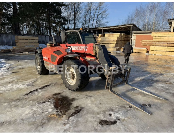Вилочный телескопический погрузчик МАНИТУ MLT-735LSU, инв. № 41718