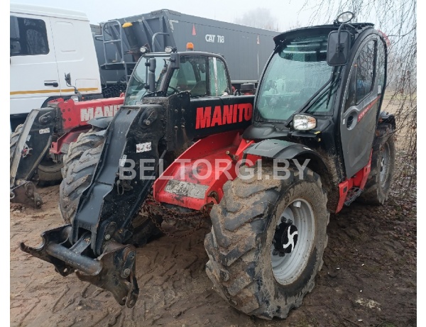 Самоходный погрузчик MANITOU MLT X 737 130 PS D ST3A, зав.№ MAN00000P01078238, 2022г.в., ковш для сыпучих с/х материалов CBA 2500/2450 LDR, 2022г.в.,