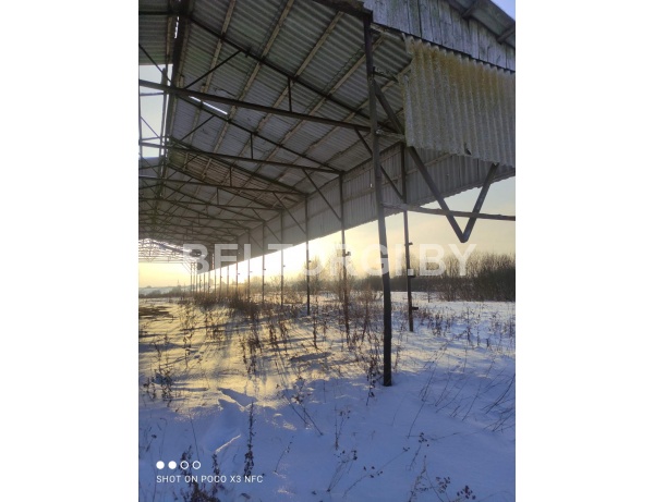 Металический навес в д.Замочек