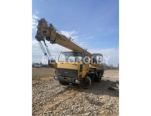 АТОМОБИЛЬ ГРУЗОВОЙ АВТОКРАН МАЗ 5337 А2 КС-3579-4-02-цвет желтый, год выпуска 2008, Тип ТС -грузовой автокран, Кузов (рама) Y3M35790490000767