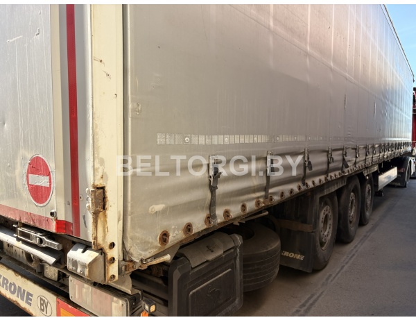 Полуприцеп бортовой тентовый KRONE SD, 2014 г.в, № WKESD000000607317