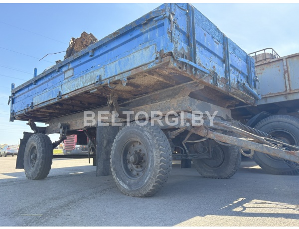 Прицеп двухосный тракторный самосвальный, № отсутствует