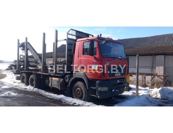 Грузовой специальный сортиментовоз MAZ631208-226-012, рама № Y3M631208J0000657, 2018г.в., Прицеп специальный сортиментовоз MAZ892620-010, рама № Y3M892620K0000681,  2019 г.в.