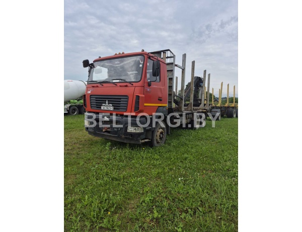 Грузовой специальный сортиментовоз MAZ631208-226-012, рама № Y3M631208J0000657, 2018г.в., Прицеп специальный сортиментовоз MAZ892620-010, рама № Y3M892620K0000681,  2019 г.в.