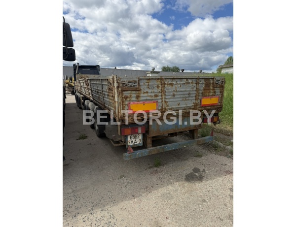 Полуприцеп бортовой MAZ 975800, 2010г.в., кузов, рама № Y3M975800A0011969, инв. № 7500957, г.н.6562 АА-3