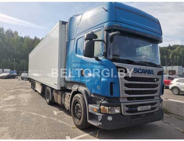 Седельный тягач Scania R420, 2010г.в., № рамы XLER4X20005249097, полуприцеп-рефрижератор Krone SDR 27, 2014г.в., № рамы WKESD000000614754
