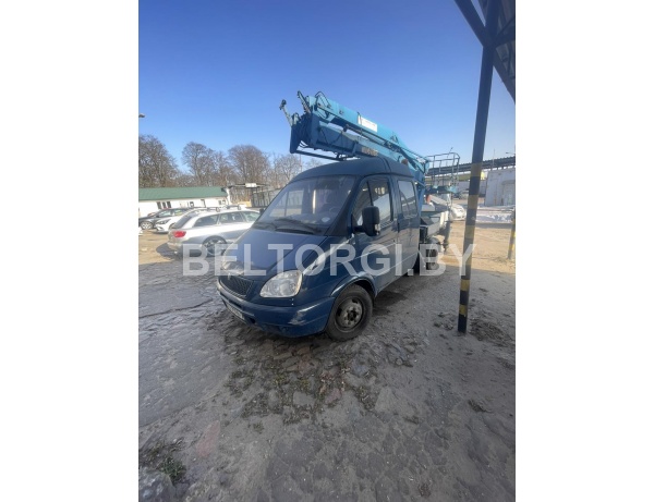 Автомобиль грузовой подъемник GAZ 33023 ПМС 212-02, 2010 г.в., VIN X96330230A2388477, рег. знак AI 7936-7