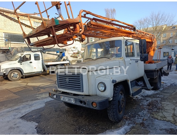 Автомобиль грузовой, вышка GAZ 3309 ППС-131.17Э, 2014 г.в., VIN X67294639E0000040 (X96330900E1052362), рег. знак AO 1380-7