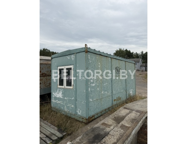 Блок контейнер, площадь, м-10 м2, инв. № 1025