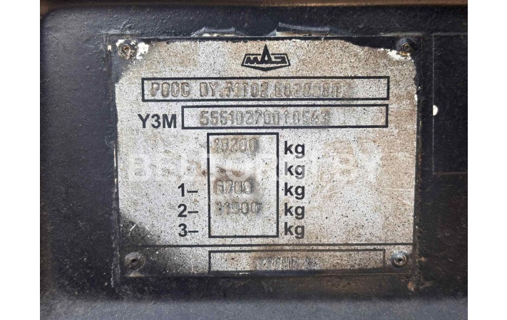 Грузовой специальный самосвал МАЗ 555102, 2007г.в., № рамы Y3M55510270010543, инв. № 13150801 — фото 10
