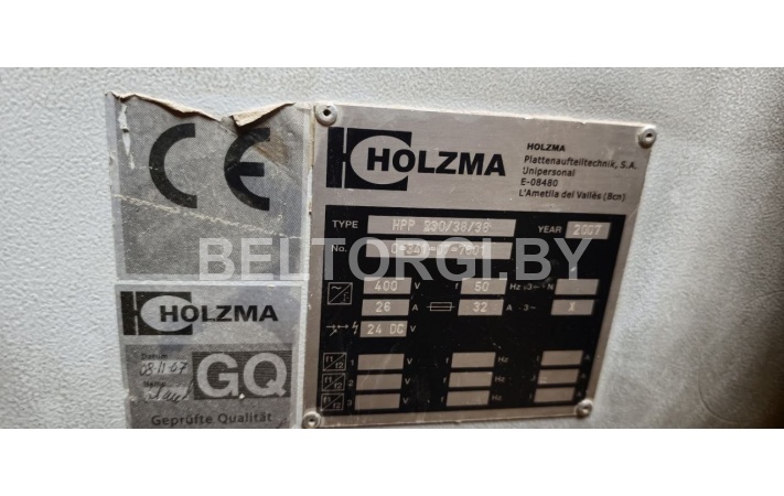 Форматно-раскроечный центр ЧПУ HOLZMA - HPP 230, 2007 г.в. — фото 5
