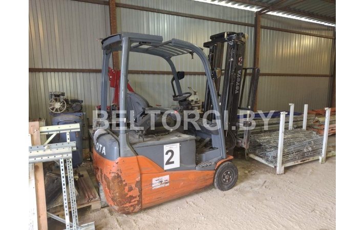 Электропогрузчик TOYOTA 8FBET16, 2013г.в., г/п 1600кг