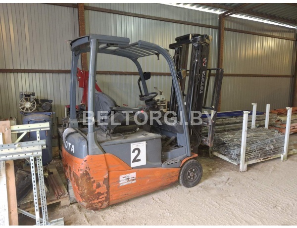 Электропогрузчик TOYOTA 8FBET16, 2013г.в., г/п 1600кг
