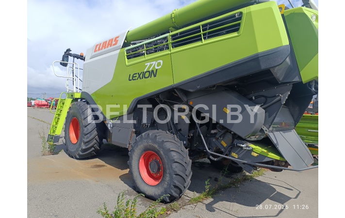 Зерноуборочный комбайн CLAAS LEXION 770, 2014г.в., зав. №С6600608, инв. № 000000279