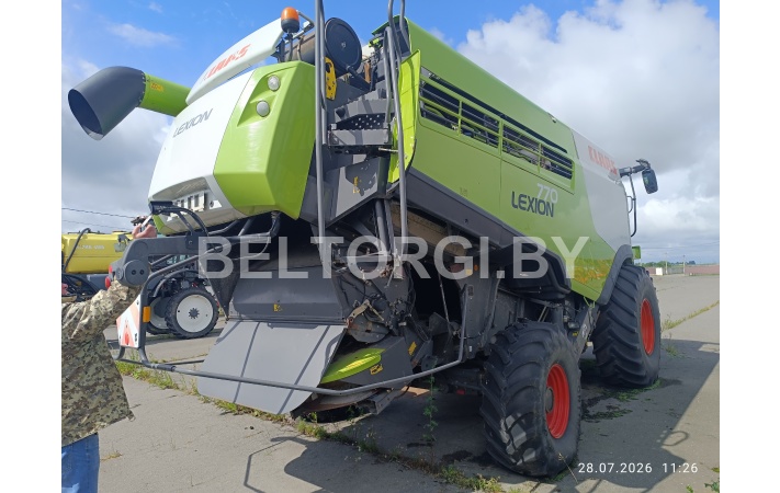 Зерноуборочный комбайн CLAAS LEXION 770, 2014г.в., зав. №С6600608, инв. № 000000279 — фото 3