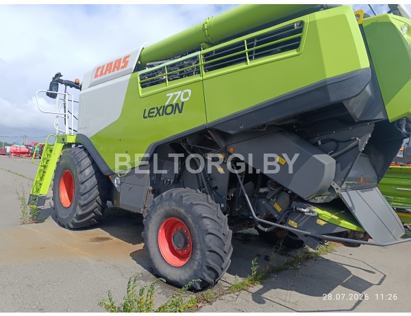 Зерноуборочный комбайн CLAAS LEXION 770, 2014г.в., зав. №С6600608, инв. № 000000279