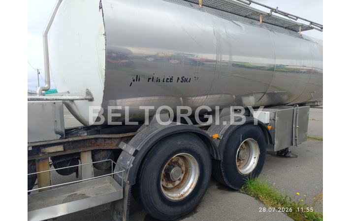 Полуприцеп специальный цистерна ETA SMERDE TLW Y730, 2004г.в., № рамы VF9SRMERD4E093046, полная масса 33000кг, инв. № 000007679 — фото 6