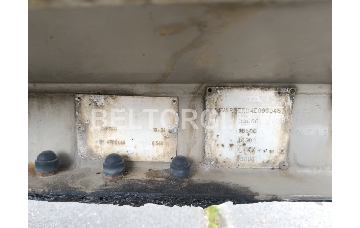 Полуприцеп специальный цистерна ETA SMERDE TLW Y730, 2004г.в., № рамы VF9SRMERD4E093046, полная масса 33000кг, инв. № 000007679 — фото 7