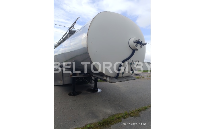 Полуприцеп специальный цистерна ETA SMERDE TLW Y730, 2004г.в., № рамы VF9SRMERD4E093046, полная масса 33000кг, инв. № 000007679 — фото 8