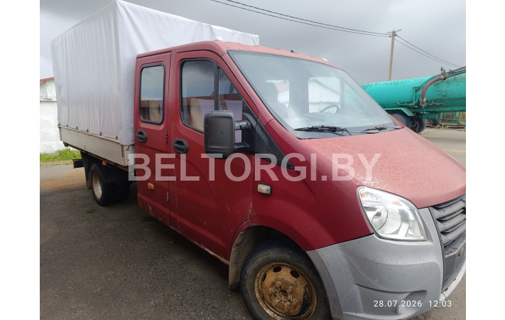 Грузовой бортовой тентовый GAZ А22R32, 2014г.в., № рамы X96A22R32E2596809/А22R22E0027189, дв.Cummins ISF2,8s4129P, 88,3kW, 5МКПП, инв. № 000000304